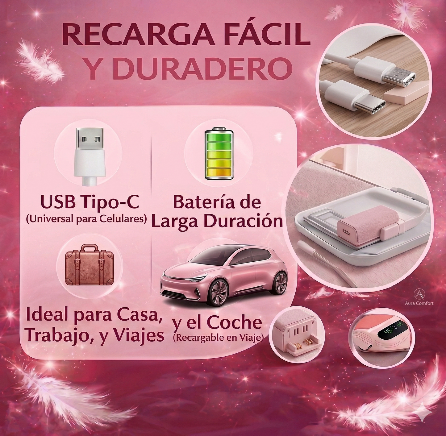 Cinturón Térmico Menstrual Portátil ✨