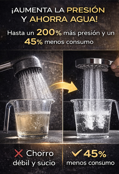 Ducha Premium Alta Presión + Filtrado