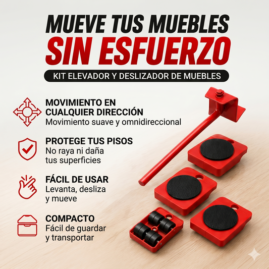 Kit Deslizador para Muebles 🛠️