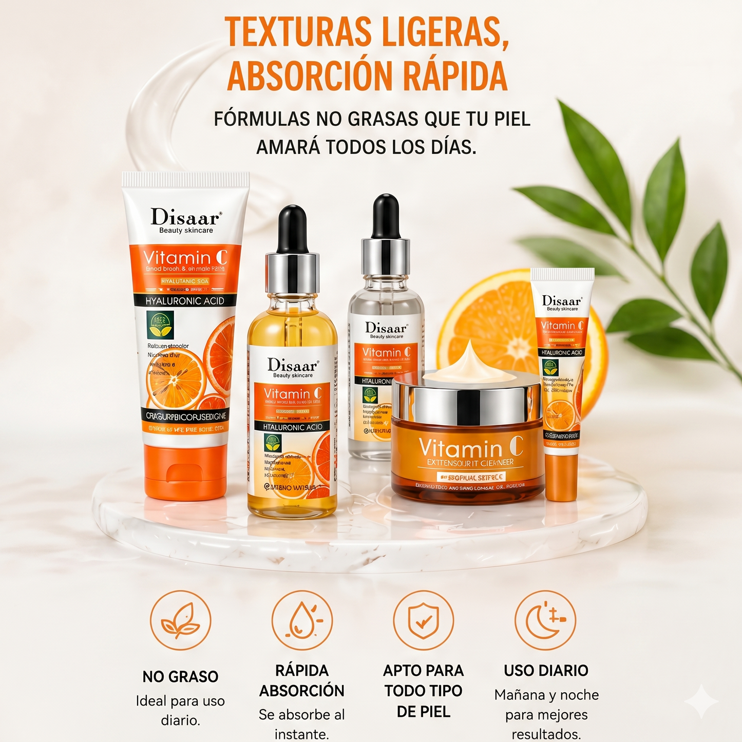 Kit Facial Vitamina C Glow Radiante ✨