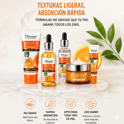 Kit Facial Vitamina C Glow Radiante ✨