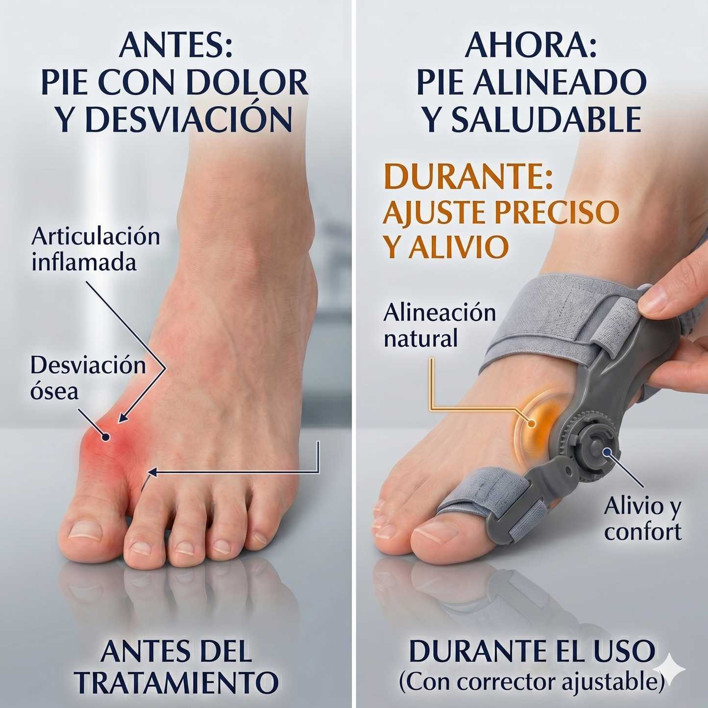 Corrector Ortopédico Inteligente para Juanetes 🦶✨
