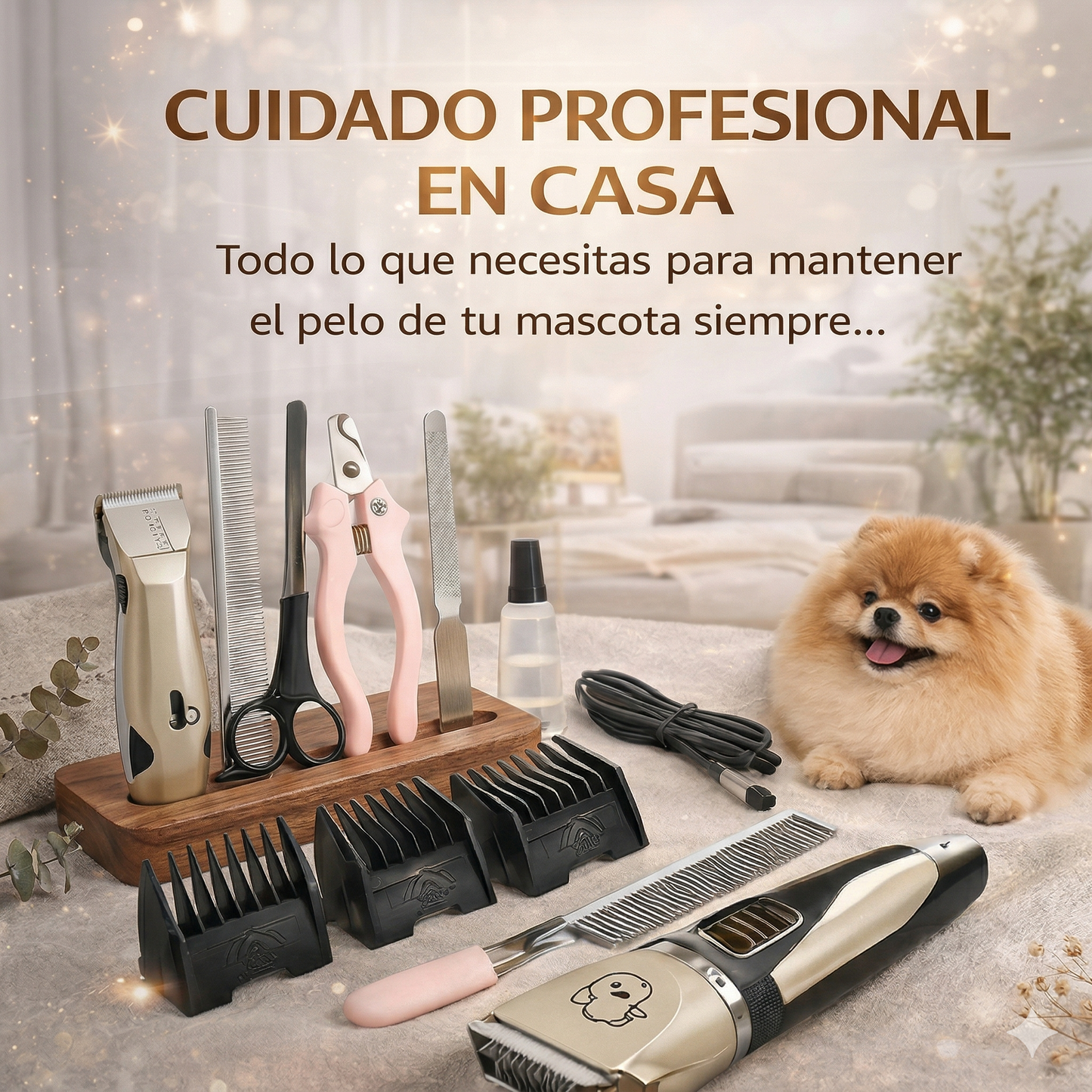 Kit de Peluquería para Mascotas Profesional 🐶