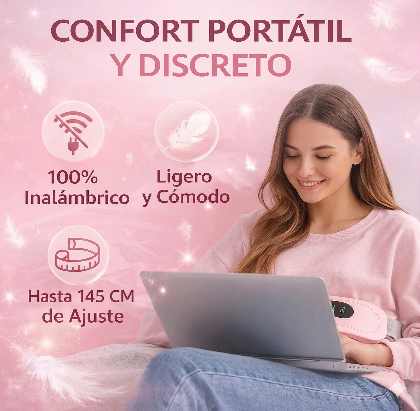 Cinturón Térmico Menstrual Portátil ✨