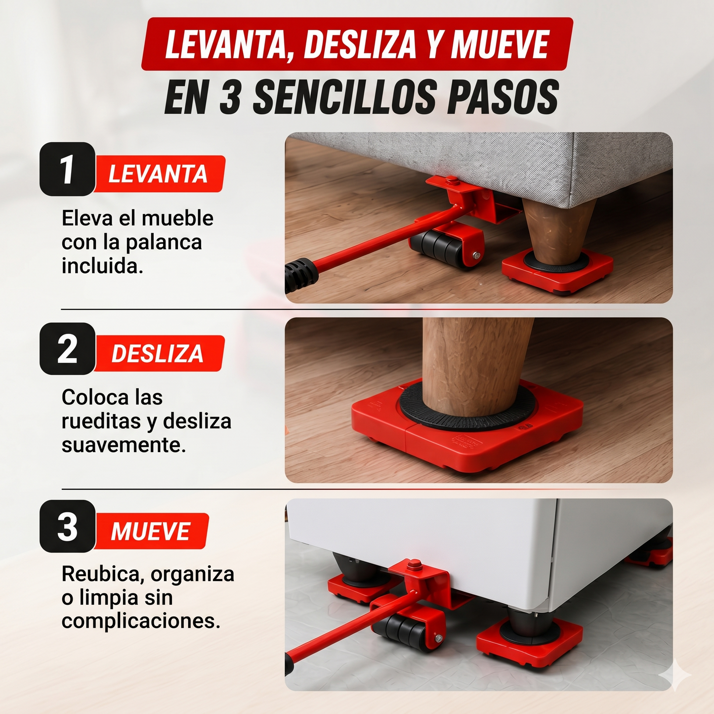 Kit Deslizador para Muebles 🛠️