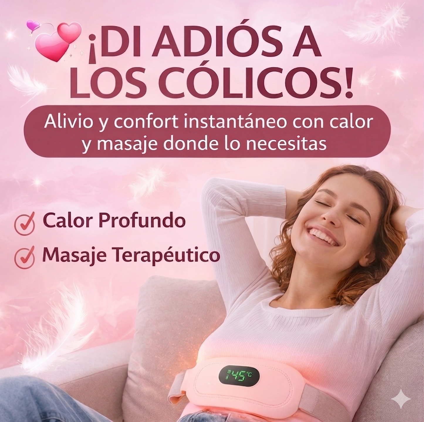Cinturón Térmico Menstrual Portátil ✨