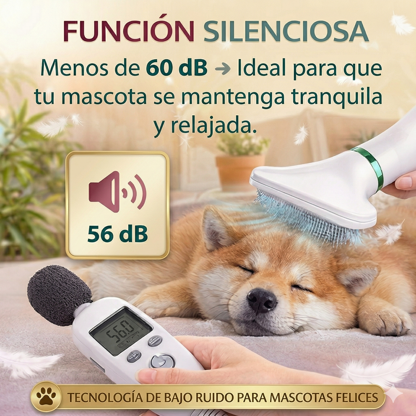 Cepillo Secador Pro para Mascotas 🐶🐱