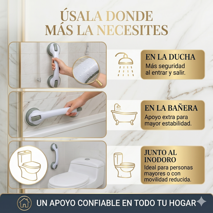 Agarradera de Seguridad Antideslizante para Baño 🛁